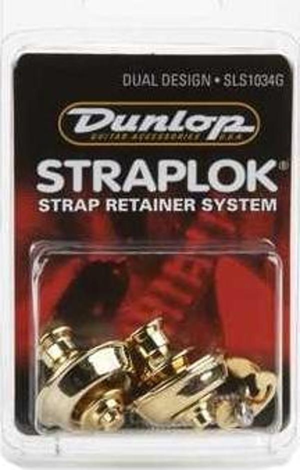 Jim Dunlop Straplok Dual Design Gold Askı Kilidi - Image 1