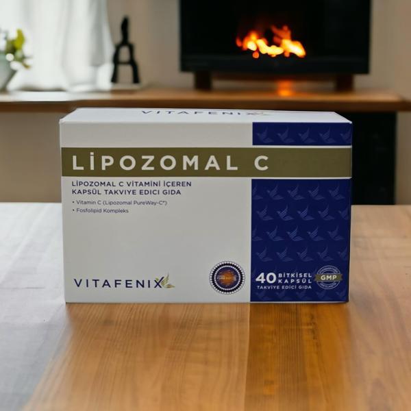 Lipozomal C Vitamini İçeren Takviye Edici Gıda 40 Kapsül - Image 1