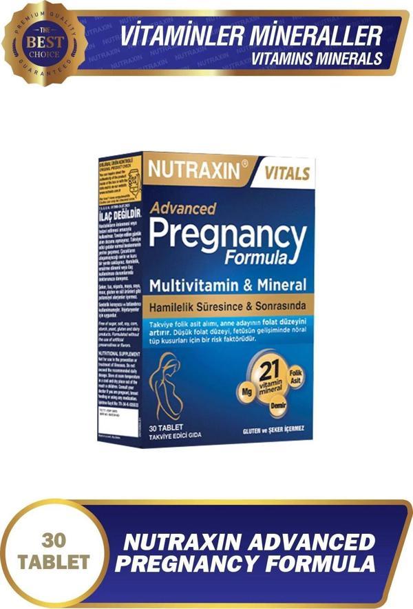 Nutraxin Pregnancy Formula 30 Tablet 8680512633662 - Image 1