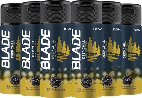 Blade Deep Chill Deodorant 6X150Ml - Image 1