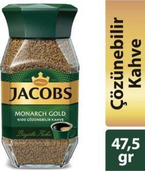 Jacobs Cam Kavanoz Monarch Gold 47,5 Gr - Image 1