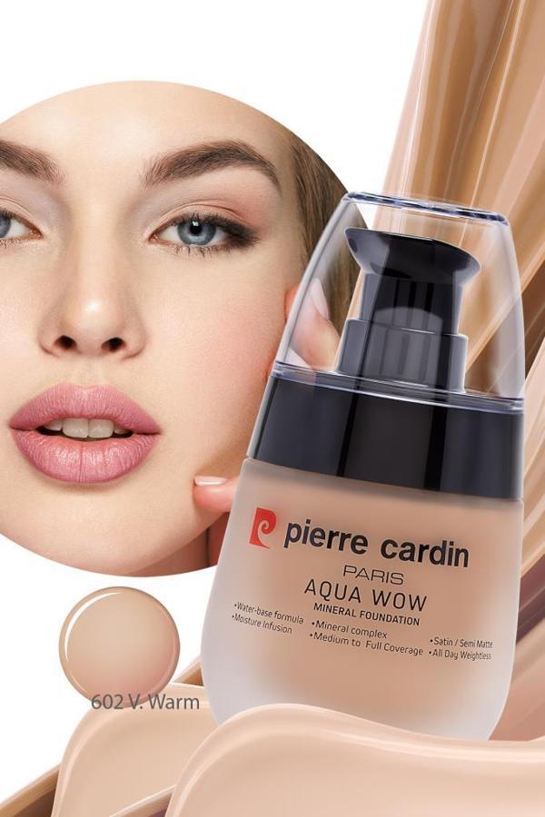 Pierre Cardin Aqua Wow Mineralli Su Bazlı Fondöten Medium Skin with Very Warm - Image 1