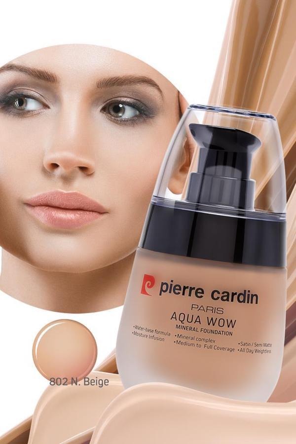 Pierre Cardin Aqua Wow Mineralli Su Bazlı Fondöten Rose Skin with Neutral Beige - Image 1