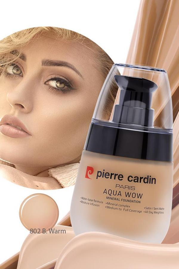 Pierre Cardin Aqua Wow Mineralli Su Bazlı Fondöten Tan Skin with Beige Warm - Image 1
