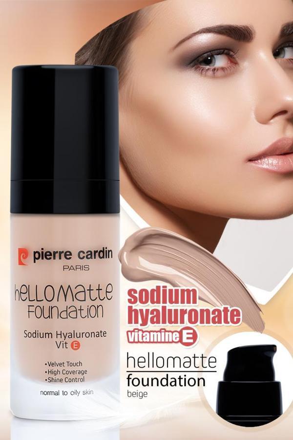 Pierre Cardin HelloMatte Foundation - Beige - 30 ML - Image 1