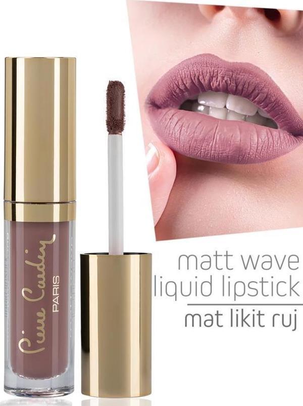 Pierre Cardin Matt Wave Liquid Lipstick – Mat Likit Ruj - Cappuccino - Image 1