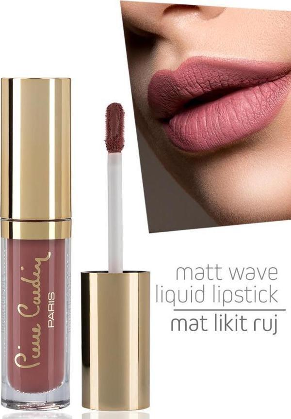 Pierre Cardin Matt Wave Liquid Lipstick – Mat Likit Ruj - Hot Nude - Image 1