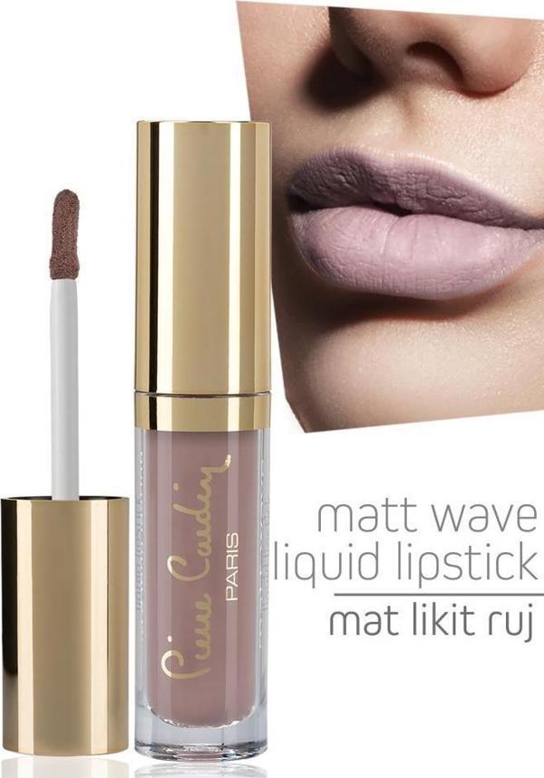 Pierre Cardin Matt Wave Liquid Lipstick – Mat Likit Ruj - Mocha Cream - Image 1