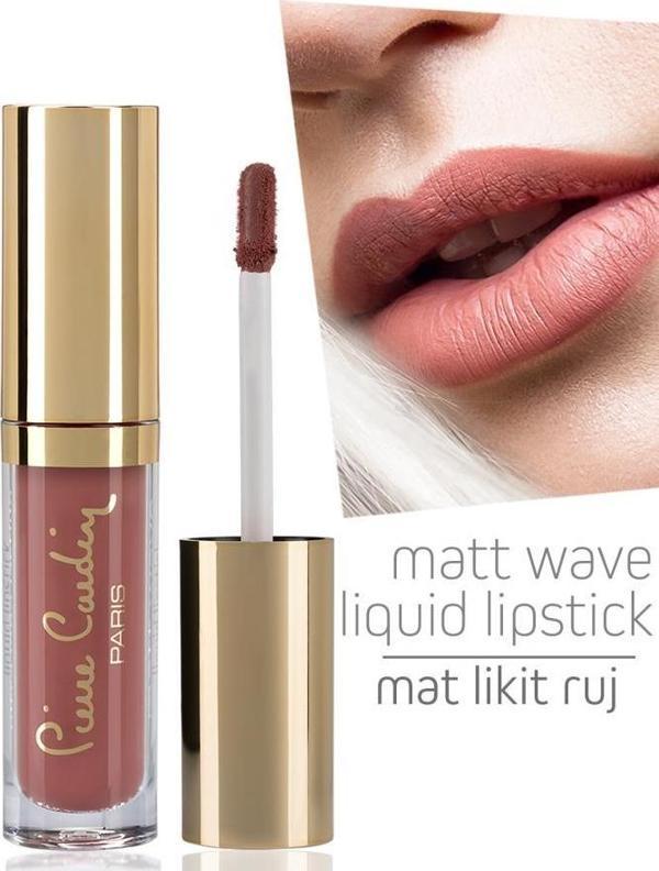 Pierre Cardin Matt Wave Liquid Lipstick – Mat Likit Ruj - Soft Nude - Image 1