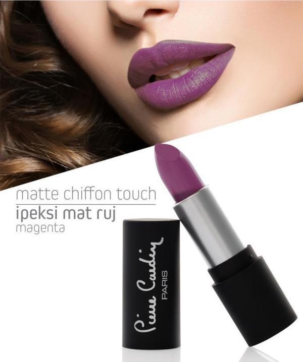 Pierre Cardin Matte Chiffon Touch Lipstick - Magenta -181 - Image 1