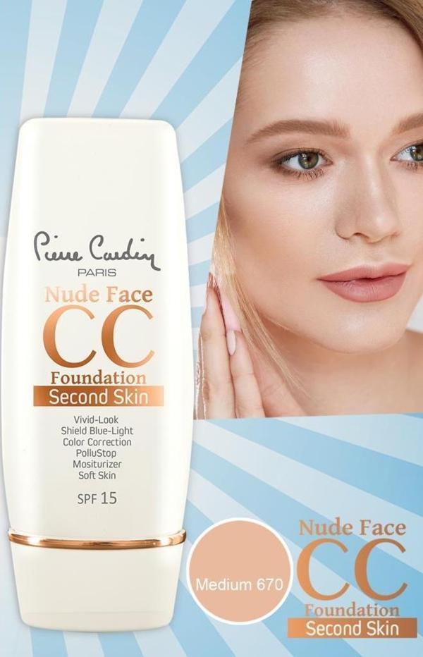 Pierre Cardin Nude Face CC Cream (spf 15) - Medium - Image 1