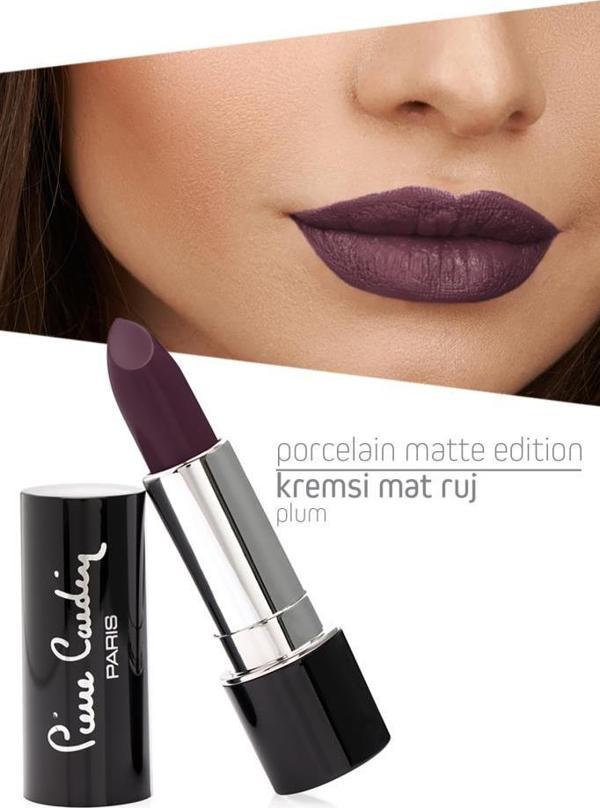 Pierre Cardin Porcelain Matte Edition Lipstick - Plum - 221 - Image 1