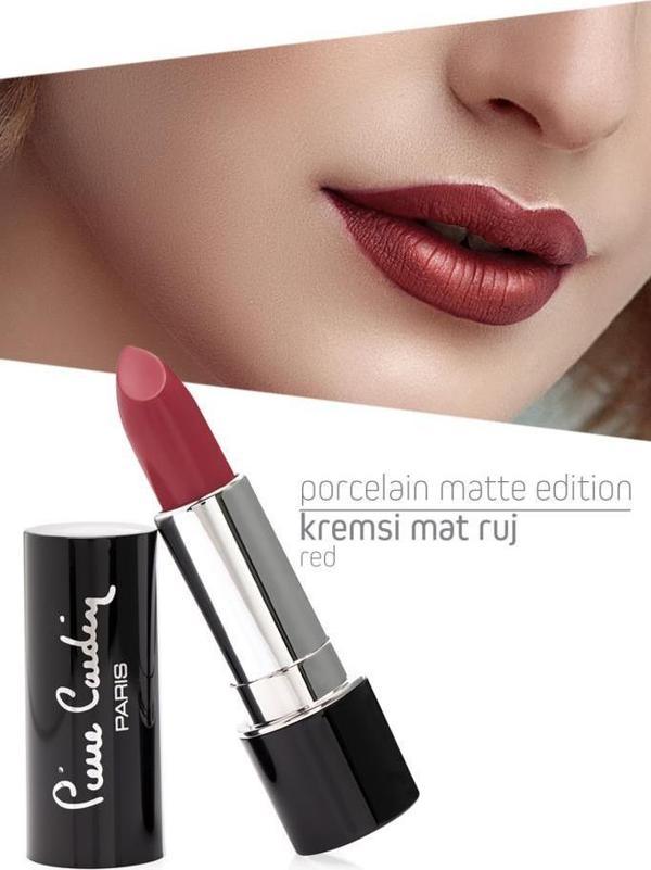 Pierre Cardin Porcelain Matte Edition Lipstick - Red - 216 - Image 1