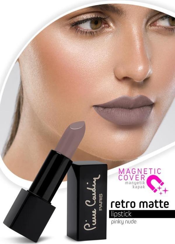Pierre Cardin Retro Matte Lipstick  - Pinky Nude - 133 - Image 1