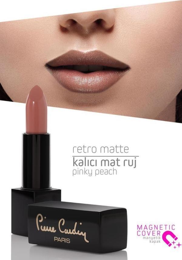 Pierre Cardin Retro Matte Lipstick  - Pinky Peach - 144 - Image 1