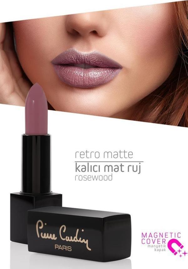 Pierre Cardin Retro Matte Lipstick  - Rosewood - 137 - Image 1