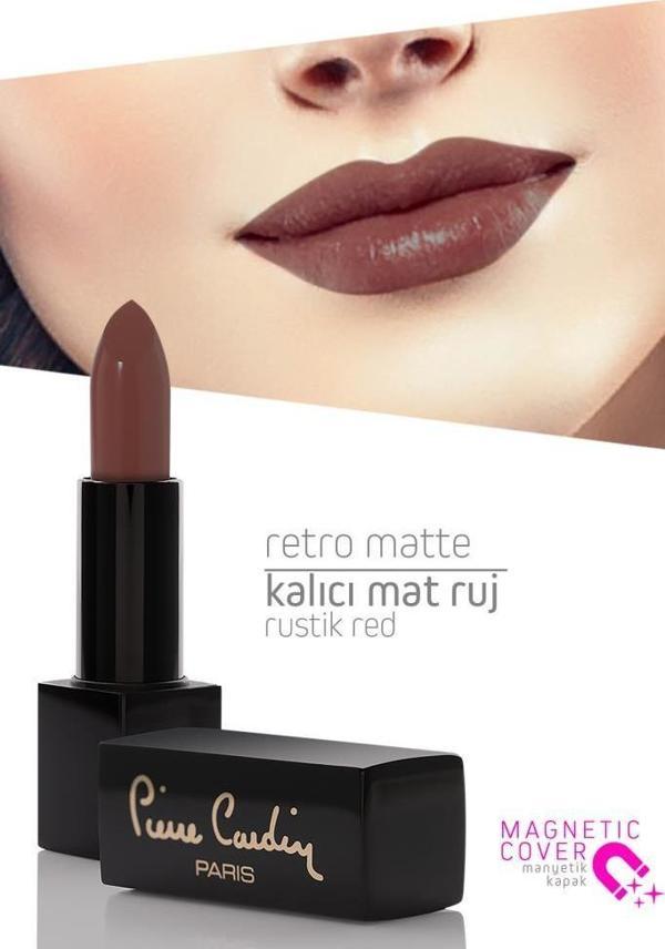 Pierre Cardin Retro Matte Lipstick  - Rustic Red - 147 - Image 1