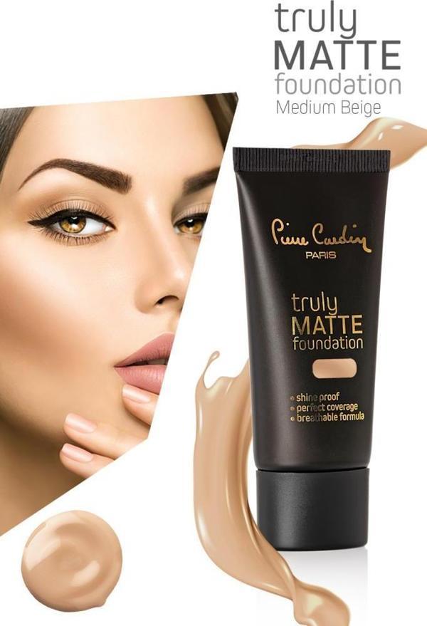 Pierre Cardin Truly Matte Fondöten - Medium Beıge - Image 1