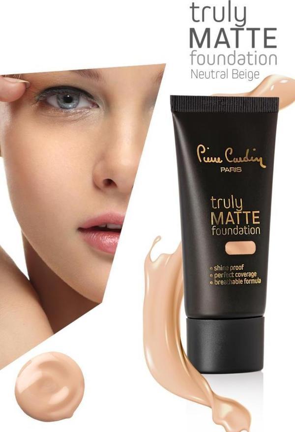 Pierre Cardin Truly Matte Fondöten - Neutral Beige - Image 1