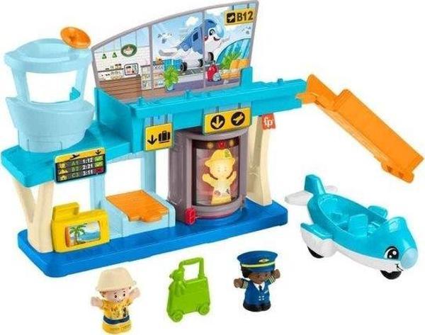 Fisher Price Little People Eğlenceli Havaalanı Oyun Seti HTJ26 - Image 1