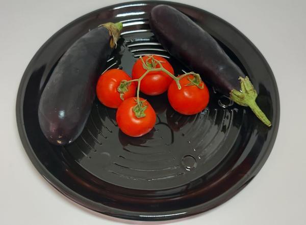 31 cm Büyük Patlıcan Biber Domates Mısır Közleme Tavası Ocak Fırın Sebze Közleme Tavası Emaye Közleme Tavası  - Image 1