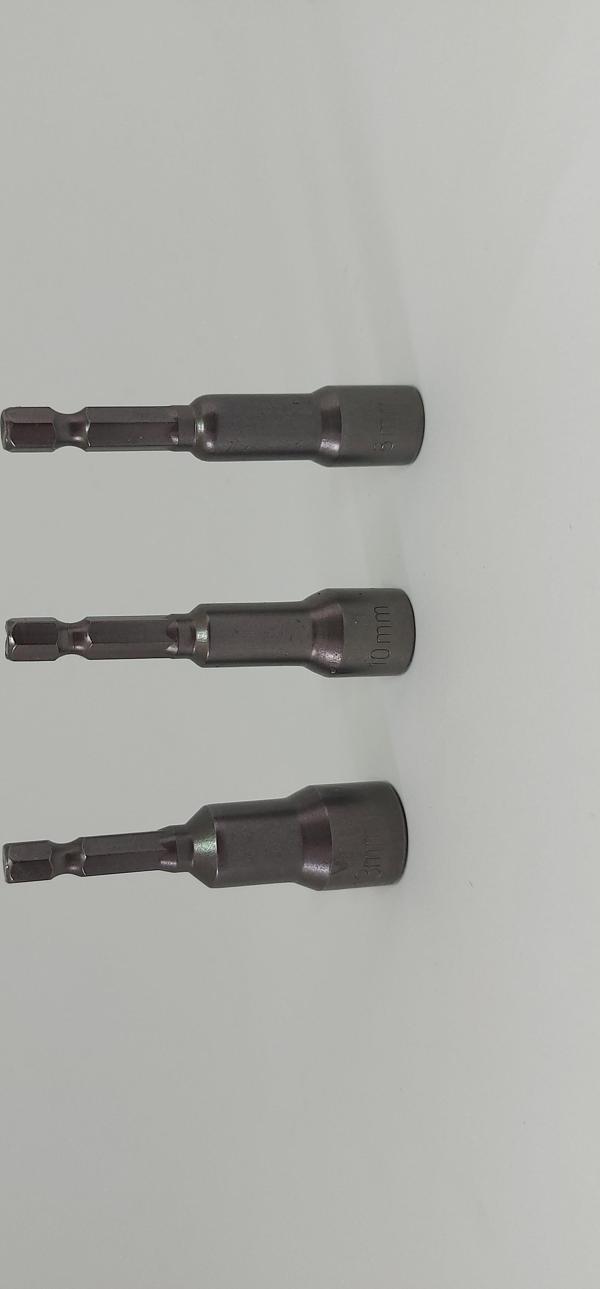 3 Parça Manyetik Somun Adaptörü Bits Lokma Adaptörü Seti 8-10-13 mm Cıvata Somun Lokma Bits Adaptör - Image 1