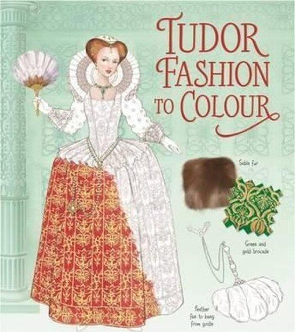 Tudor Fashion to Colour (Colouring Books) (Patterns to Colour) - Usborne - Image 1