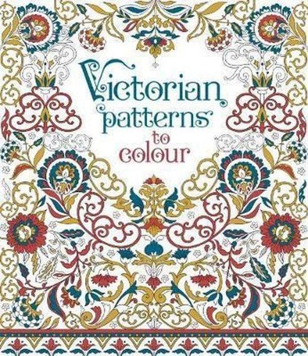 Victorian Patterns to Colour - Usborne - Image 1