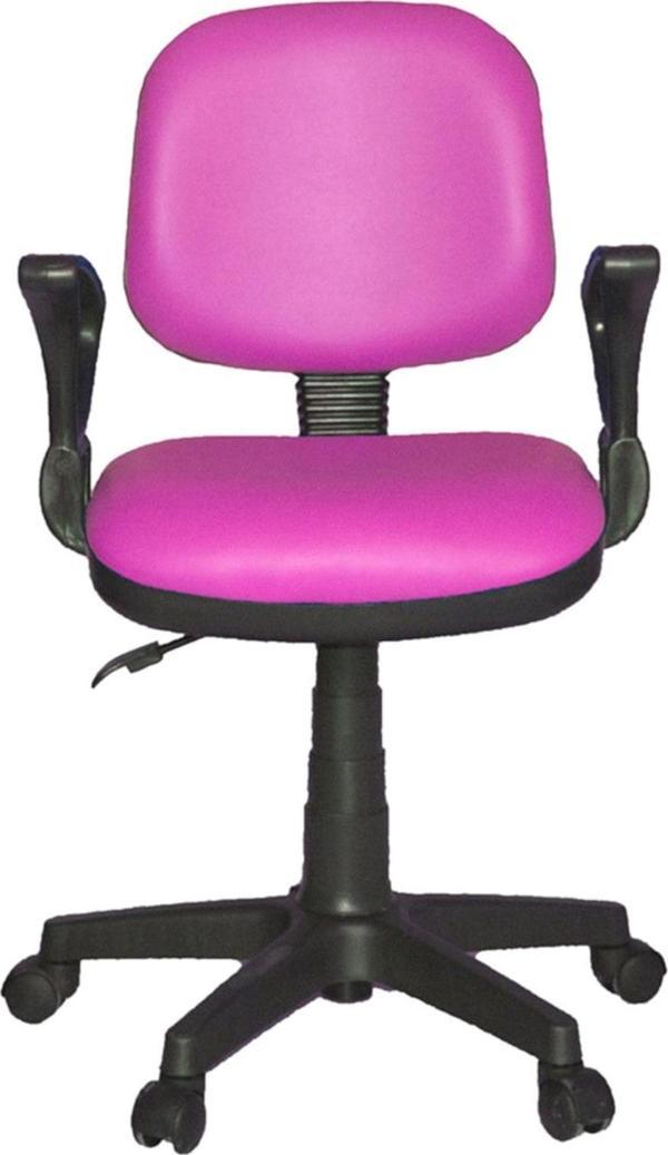 Türksit Kozmo Lux Kollu Çalışma Koltuğu Deri Pembe - Image 1