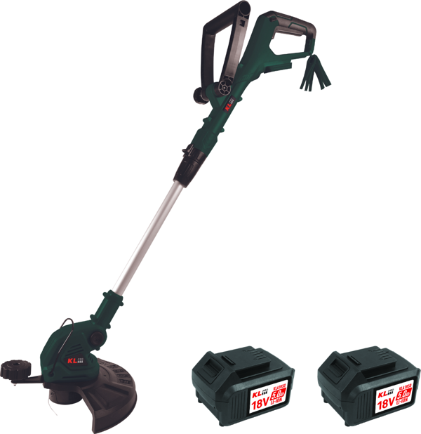 Klpro KLBMB18-50 18V/5Ah. Çift Akülü Misinalı Çim Biçme Makinesi - Image 1