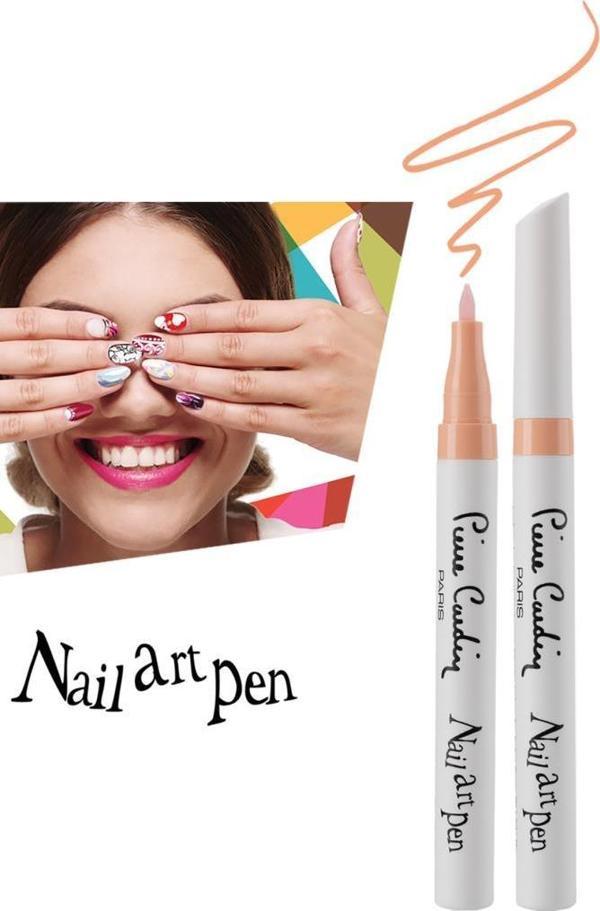 Pierre Cardin Nail Art Pen Tırnak Kalemi - Apricot - Image 1