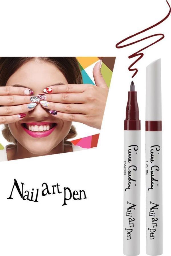 Pierre Cardin Nail Art Pen Tırnak Kalemi - Marsala - Image 1