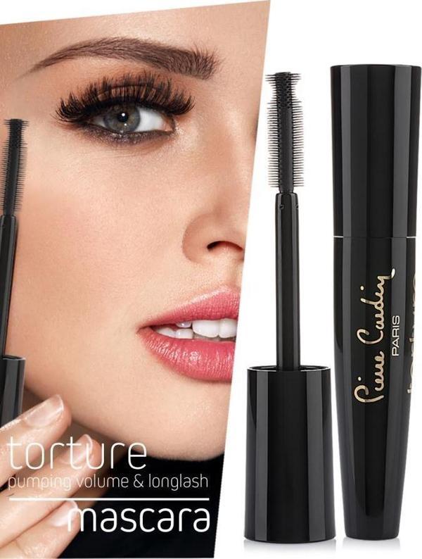 Pierre Cardin Torture Uzunluk ve Hacim Veren Siyah Mascara - Image 1