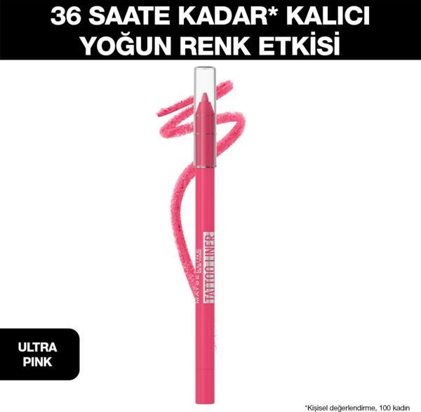 Maybelline New York Tattoo Liner Jel Göz Kalemi - Ultra Pink - Image 1