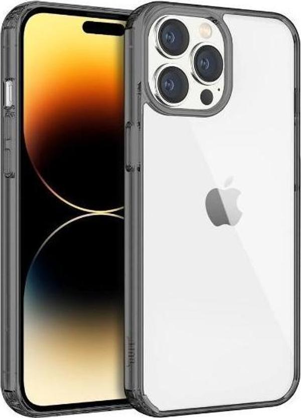 Iphone 14 Pro Air Hybrid Kılıf Smoke Black - Image 1