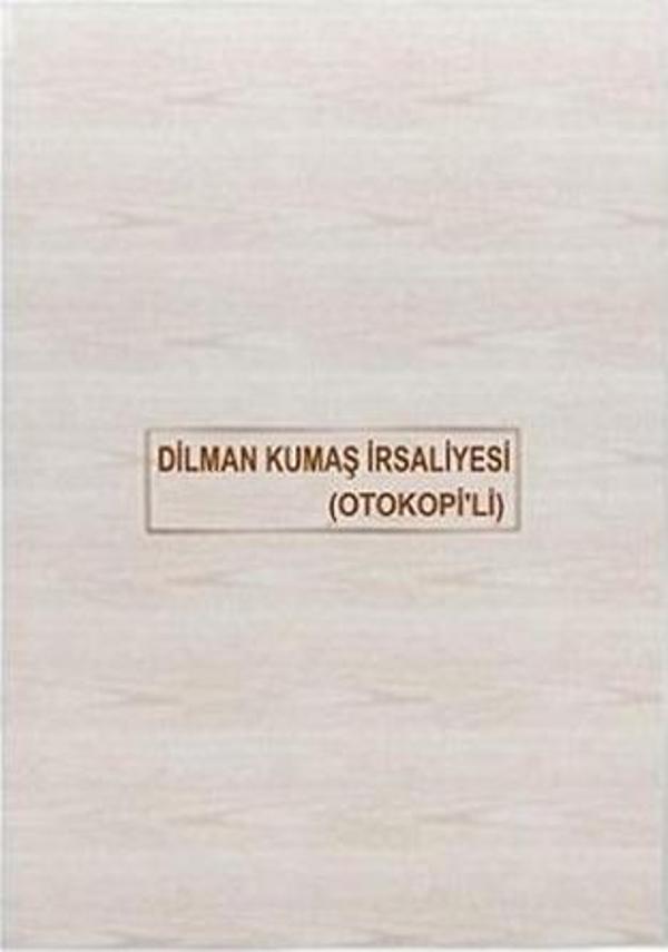 Kumas İrsaliyesi 2/50 3 Nüshalı Dilman - Image 1