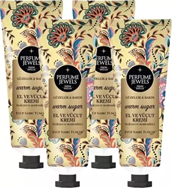 Eyüp Sabri Tuncer Pj El Ve Vücut Kremi Warm Sugar 50 Ml Tüp x 4 Adet - Image 1