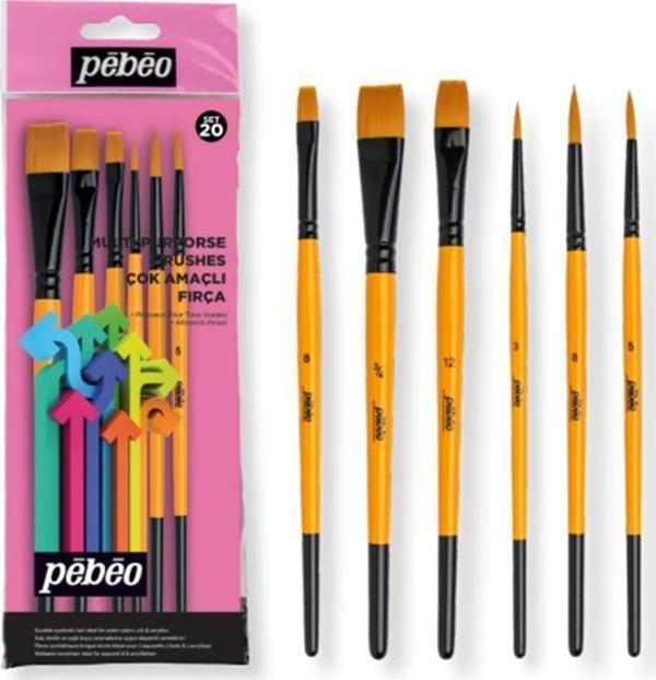 Pebeo Çok Amaçlı Fırça Seti 6'Lı SET-20 - Image 1