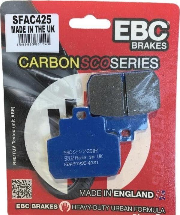 Ebc Sfac425 2006 Piaggio Beverly 500 Uyumlu Arka Fren Balatası Karbon Balata - Image 1