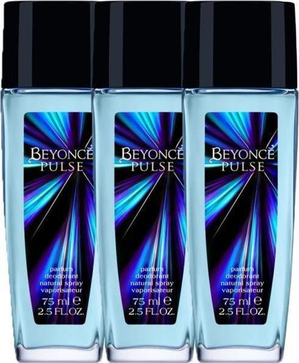 Beyonce Pulse Parfüm Deodorant 75 ml x3 Adet - Image 1