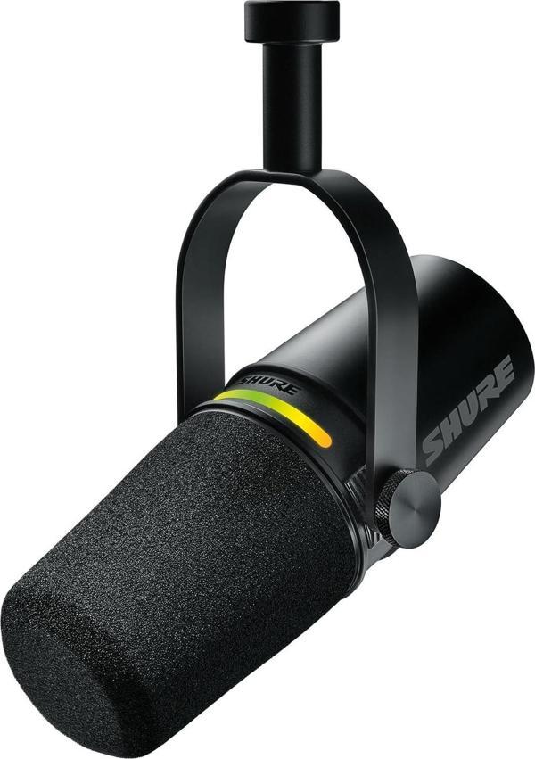 MV7+ Podcast Mikrofonu SHURE TR RESMİ GARANTİLİ SİYAH RENK - Image 1