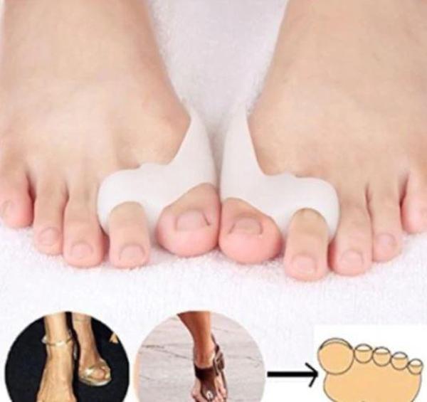  Silikon Makara 1 Çift Ayak Başparmak Ayırıcı Kemik Bunyon Nasır Koruyucu - Image 1