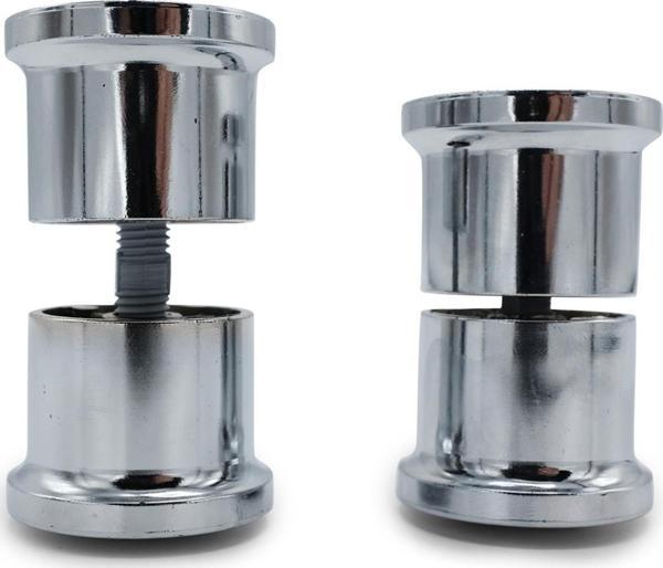 Nakres Abs Üzeri Krom Kaplama 10 mm Bir Çift Cam Kabin Kolu  Krom Duşakabin Kolu  - Image 1