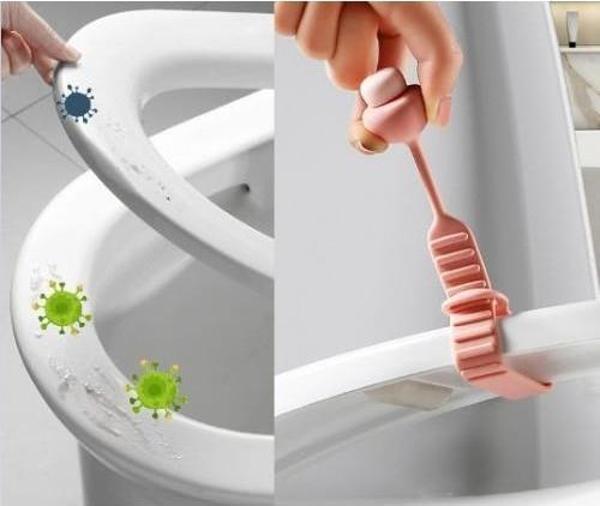 Nakres Mantar Tasarımlı Klozet Kaldırma Aparatı Klozet Kapağı Tutacağı Hijyenik Kaldırma Kolu Aparatı - Image 1