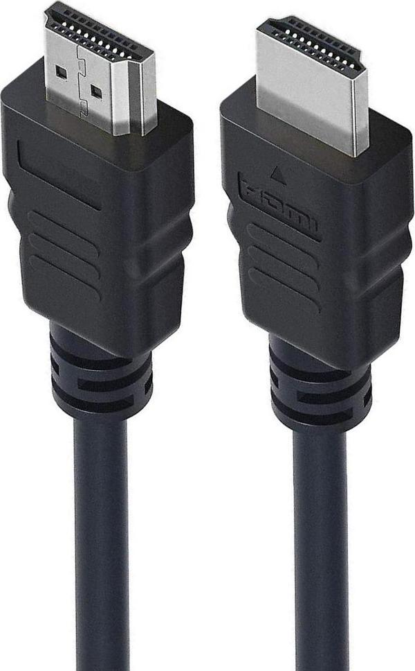 POWERMASTER PLASTİK DÜZ SİYAH 20 METRE POŞETLİ HDMI KABLO - Image 1