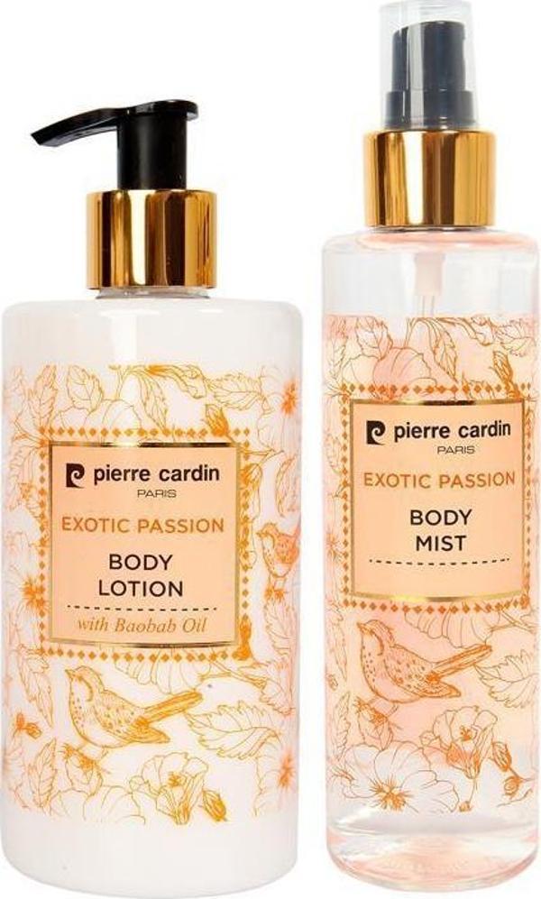 Pierre Cardin Exotic Passion Babobab Vücut Sprey & Vücut Losyonu -2'li Set - Image 1