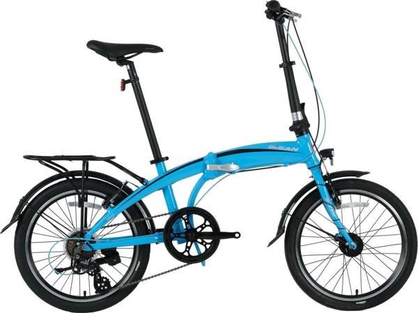 Bisan Fx3500 V 20 Jant 32K Katlanır Bisiklet Açık Mavi-Siyah - Image 1