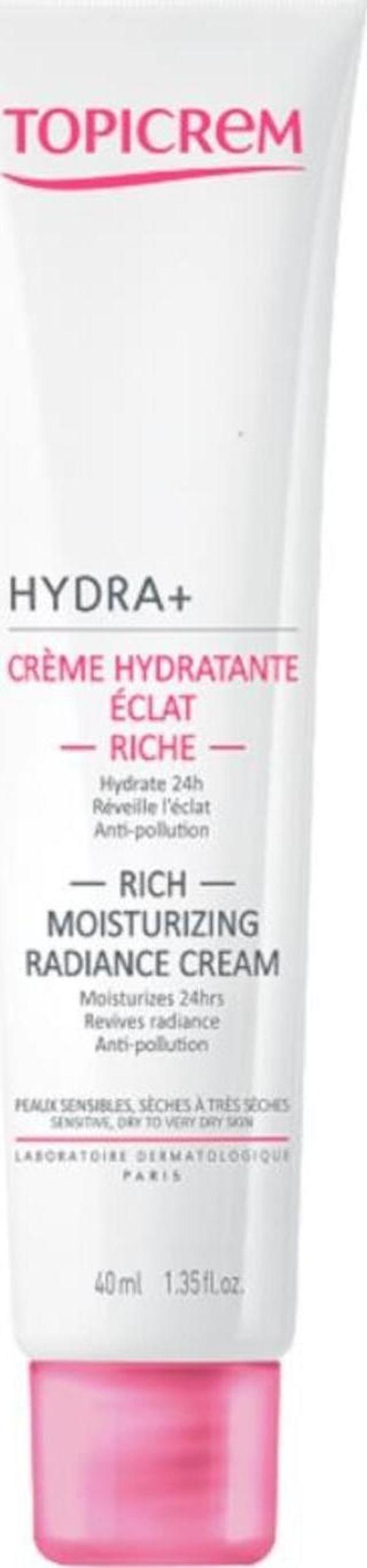 TOPICREM HYDRA RİCH MOİSTURİZİNG RADİANCE CREAM 40 ML - Image 1