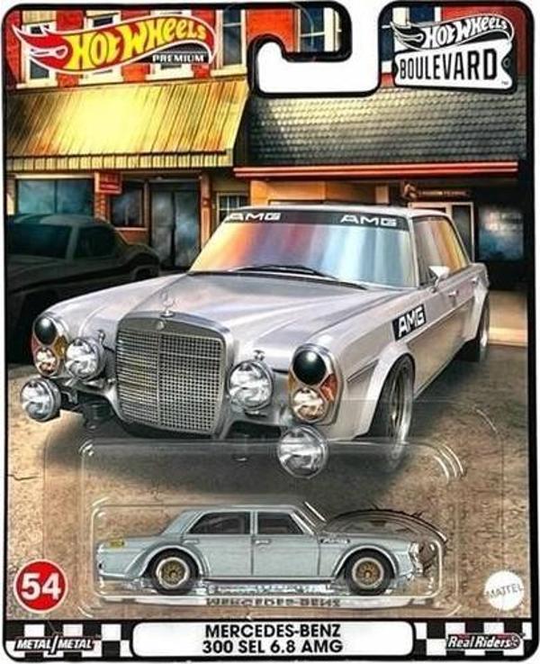 Hot Wheels Boulevar Premium Mercedes-Benz 300 Sel 6.8 Amg GJT68 HCR14 - Image 1
