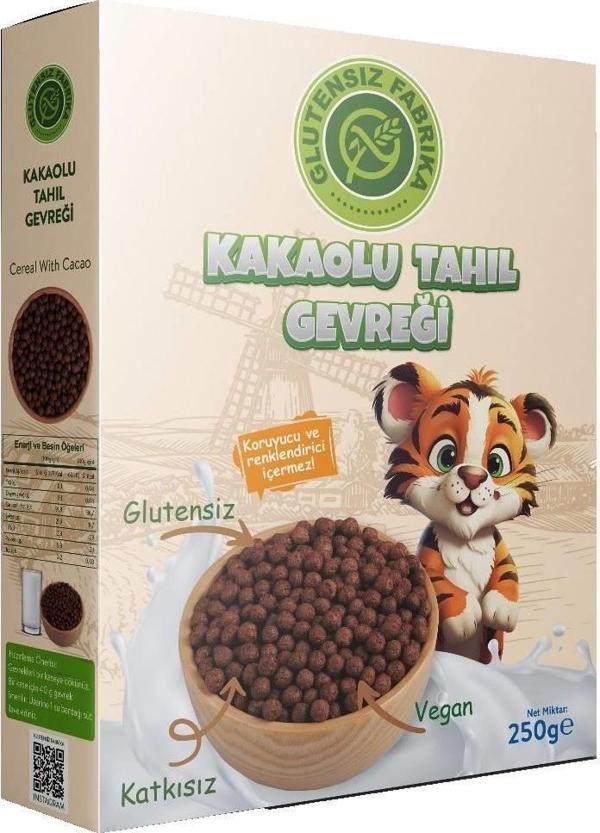 Glutensiz Kakaolu Tahıl Gevreği 250  gr - Image 1